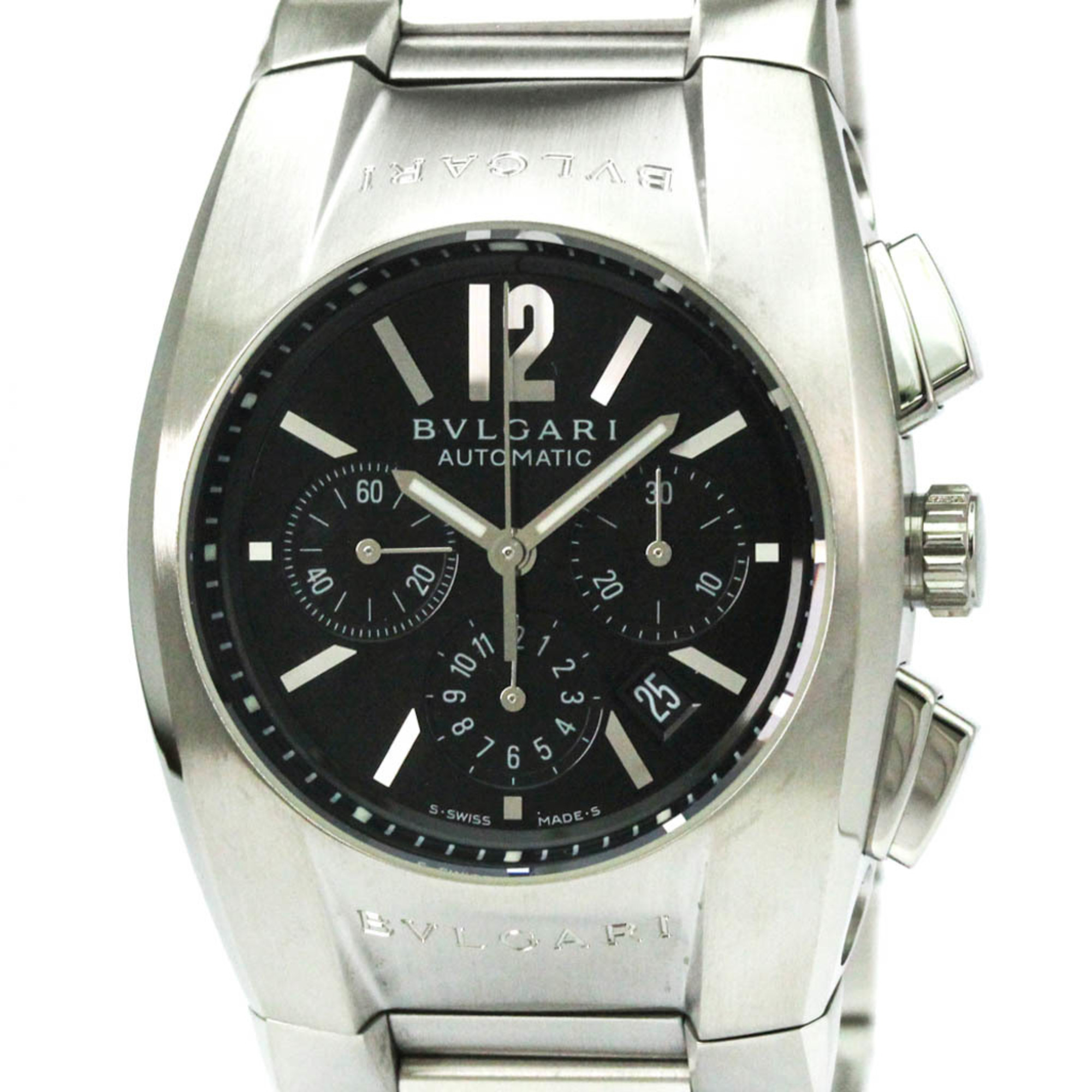 Bvlgari Ergon Chronograph Automatic Mens Watch Eg35sch Polished